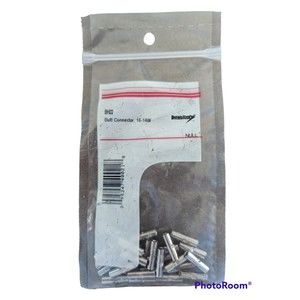 Universal DiversaTech  Pack of 24 Butt Connectors 16-14W Wire BH22 Silver Tone